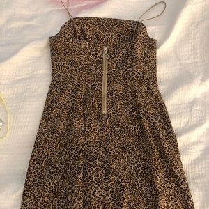 Urban outfitters leopard mini dress